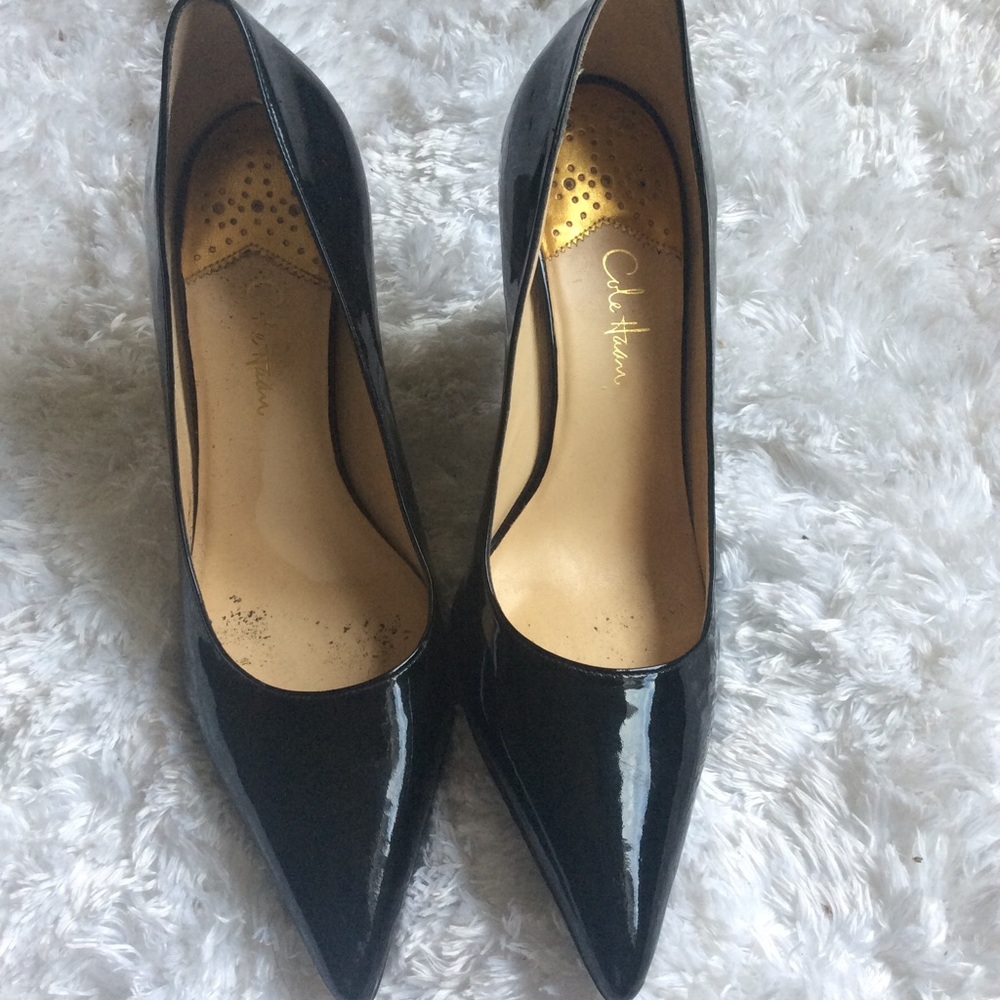 Cole Haan Women high heels pump Sz 8 Black rare